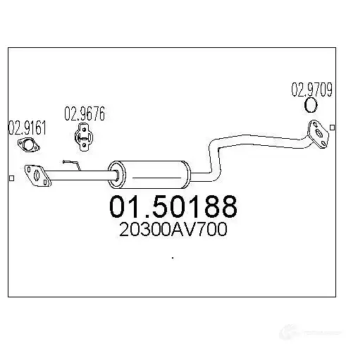 Резонатор MTS Z K5QX 8033464309107 0150188 1696147 изображение 0