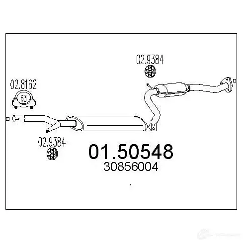 Резонатор MTS SOUU 3X 8033464454944 1696379 0150548 изображение 0