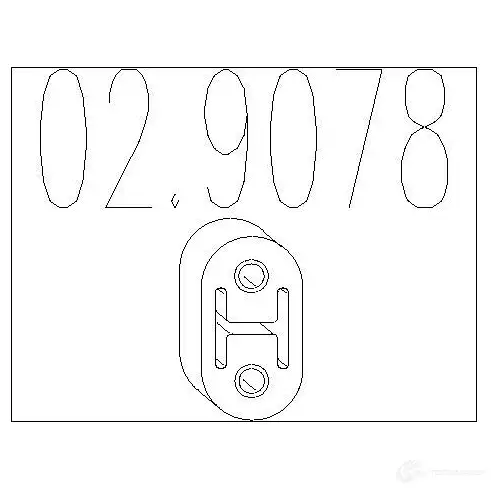 Резинка глушителя MTS 029078 1700606 8033464049874 MDI SSRL