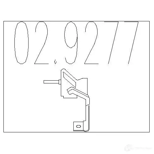 Резинка глушителя MTS 1700761 E3XW JG 8033464306076 029277