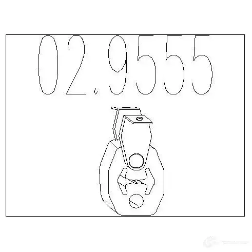Резинка глушителя MTS 8033464234621 1700982 4TDQ OES 029555
