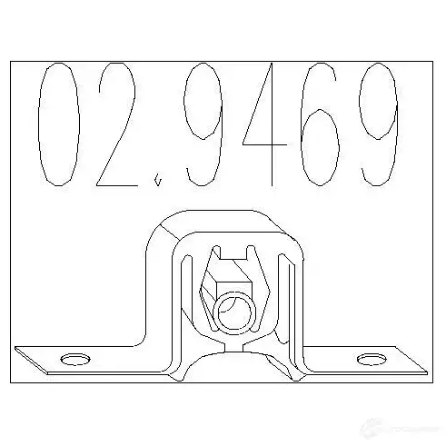 Резинка глушителя MTS 8033464469542 J UDKIET 029469 1700930
