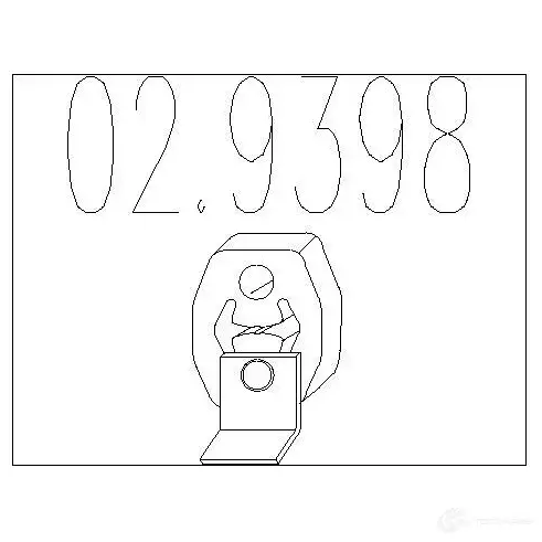 Резинка глушителя MTS 18JHQ X6 1700867 029398 8033464454029 изображение 0