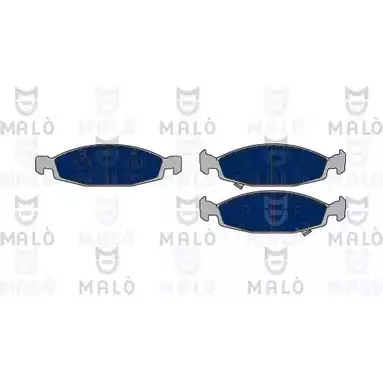 Тормозные колодки дисковые, комплект MALO 1050003 2491112 N0 Q0R изображение 0