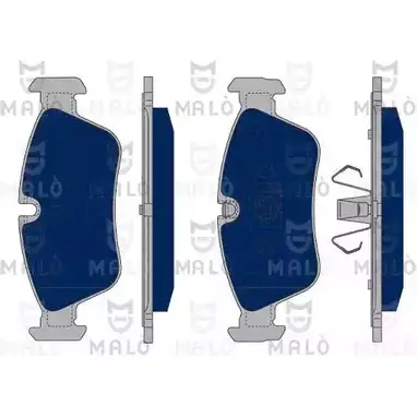 Тормозные колодки дисковые, комплект MALO 1050021 2491130 V9 8X9E изображение 0