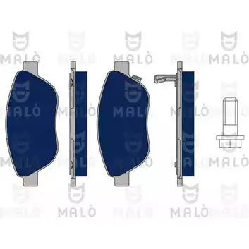 Тормозные колодки дисковые, комплект MALO P95 283Z 2491140 1050031 изображение 0