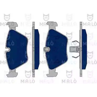 Тормозные колодки дисковые, комплект MALO 1050073 2491182 SWCZ9 5 изображение 0