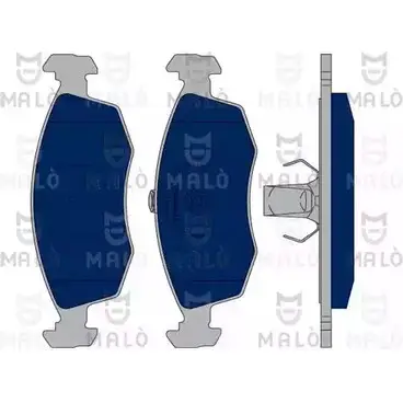 Тормозные колодки дисковые, комплект MALO XH 05ZF 2491187 1050078