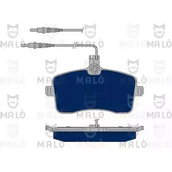 Тормозные колодки дисковые, комплект MALO 1050179 2491288 6I FCT изображение 0