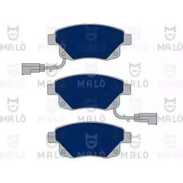 Тормозные колодки дисковые, комплект MALO 2491332 CQ GX1XJ 1050223