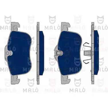 Тормозные колодки дисковые, комплект MALO 1050241 2491350 Z UWKBH6 изображение 0