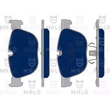 Тормозные колодки дисковые, комплект MALO M CTDZ2L 1050269 2491378 изображение 0