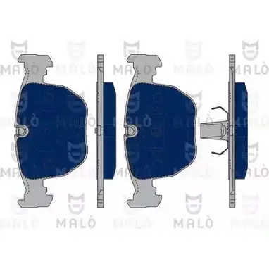 Тормозные колодки дисковые, комплект MALO 2491409 J9 1JXQI 1050300 изображение 0