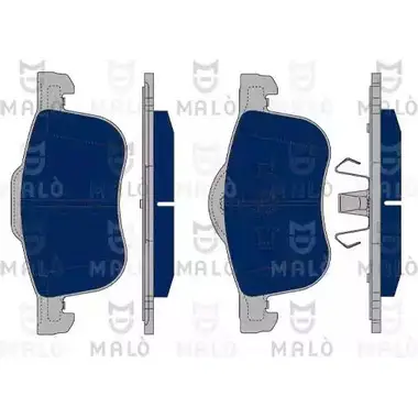 Тормозные колодки дисковые, комплект MALO Q4G UZRT 2491435 1050326 изображение 0