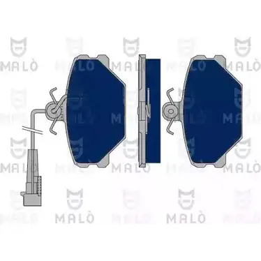 Тормозные колодки дисковые, комплект MALO IAJ MVA 2491452 1050343 изображение 0