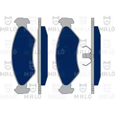 Тормозные колодки дисковые, комплект MALO NOX RN1 1050361 2491470