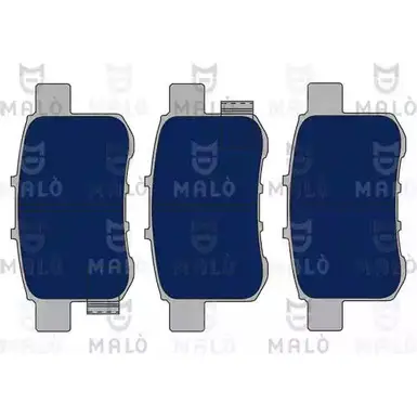 Тормозные колодки дисковые, комплект MALO 2491754 445EA U 1050930 изображение 0