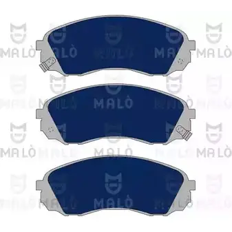 Тормозные колодки дисковые, комплект MALO 6W M5B7T 1050961 2491776 изображение 0