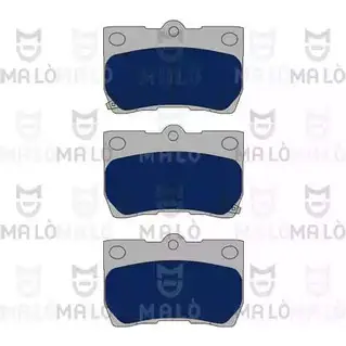 Тормозные колодки дисковые, комплект MALO E2K P7J 2491812 1051009 изображение 0