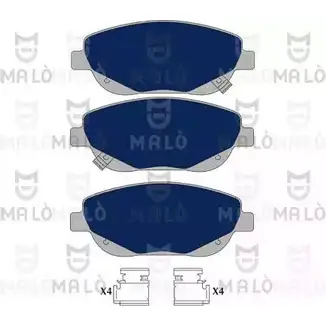 Тормозные колодки дисковые, комплект MALO 1051020 MUUM 4Q7 2491822 изображение 0