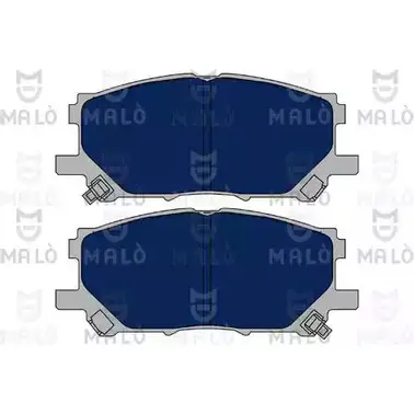 Тормозные колодки дисковые, комплект MALO 1051101 2491880 RDAUOB O изображение 0