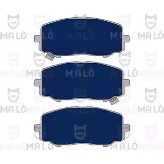 Тормозные колодки дисковые, комплект MALO 2491887 1051109 WK UFU изображение 0