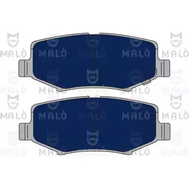 Тормозные колодки дисковые, комплект MALO 1051110 2491888 O V4OP изображение 0