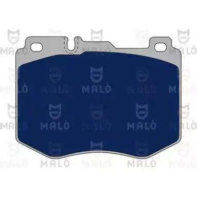 Тормозные колодки дисковые, комплект MALO 2491906 EXZV U3T 1051130 изображение 0