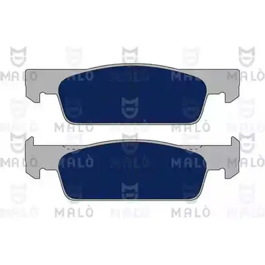 Тормозные колодки дисковые, комплект MALO 2491908 MQ QRW09 1051132 изображение 0