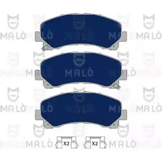 Тормозные колодки дисковые, комплект MALO 1051154 K H23F 2491930 изображение 0