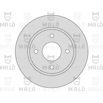 Тормозной диск MALO 1110010 2492023 1P N88GS изображение 0
