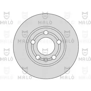 Тормозной диск MALO 2492026 D 8JBED6 1110013 изображение 0