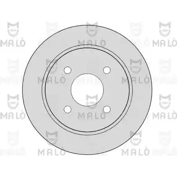 Тормозной диск MALO 2492028 T Z4T16U 1110015 изображение 0