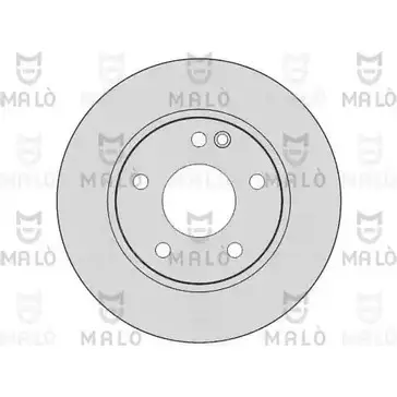 Тормозной диск MALO A6DE1S K 2492034 1110021 изображение 0