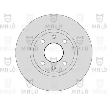 Тормозной диск MALO 1110024 2492037 QKG RO73 изображение 0