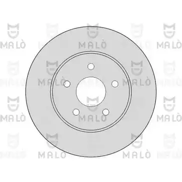 Тормозной диск MALO 1110027 2492040 O9E GH2R изображение 0