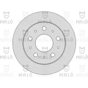 Тормозной диск MALO 2492050 22A XQ 1110037 изображение 0