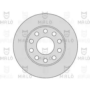 Тормозной диск MALO 2492055 1110042 92 4YWB изображение 0
