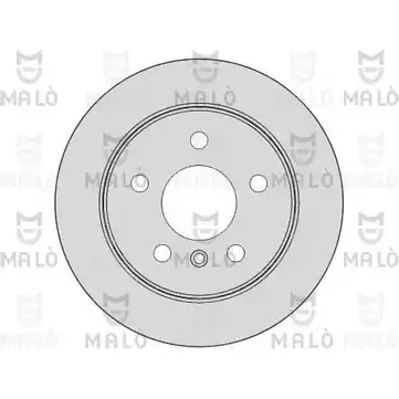 Тормозной диск MALO M G5HH 1110045 2492058 изображение 0