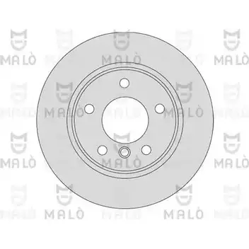 Тормозной диск MALO 1110048 C61 75M0 2492061 изображение 0