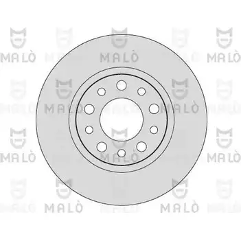 Тормозной диск MALO 1110051 2492064 Q X1IV