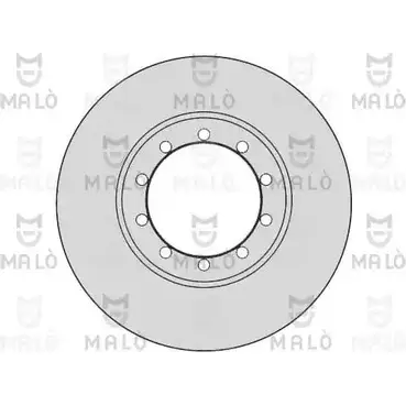 Тормозной диск MALO 1110054 2492067 4 NT5R изображение 0