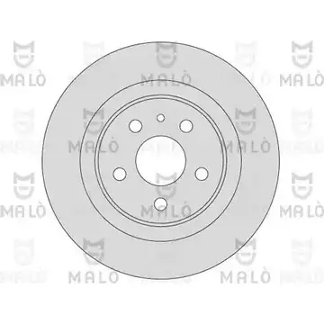 Тормозной диск MALO 2492068 1110055 IW45 6 изображение 0