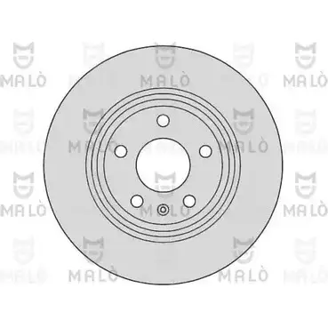 Тормозной диск MALO 2492071 1110058 I8 H7QYR изображение 0