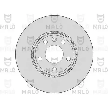 Тормозной диск MALO 2492080 V37Y 6F8 1110067 изображение 0