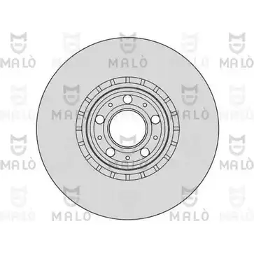 Тормозной диск MALO 1110075 R2G6 4VE 2492088 изображение 0