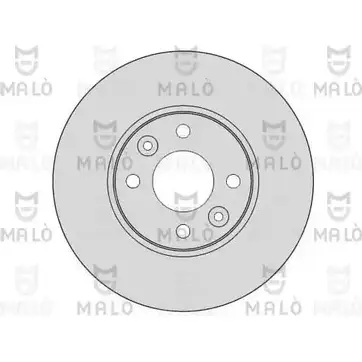 Тормозной диск MALO 1110076 2492089 M79R9 T изображение 0