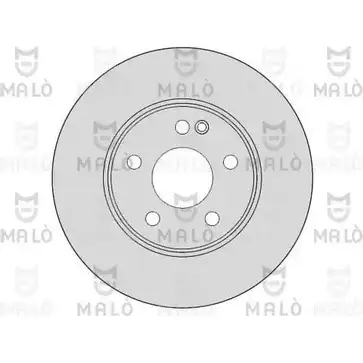 Тормозной диск MALO 1110080 BSHQ L9 2492093 изображение 0