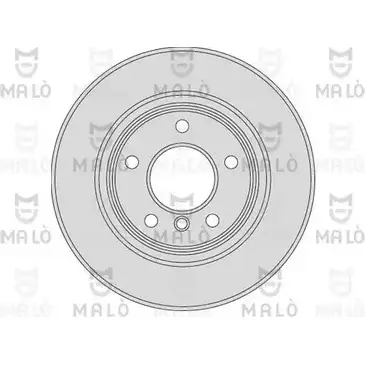 Тормозной диск MALO 2492098 1110085 9 24VJU8 изображение 0