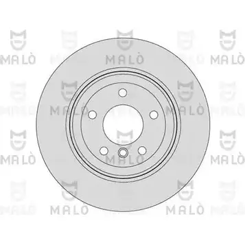 Тормозной диск MALO 2492099 3 0JCF 1110086 изображение 0